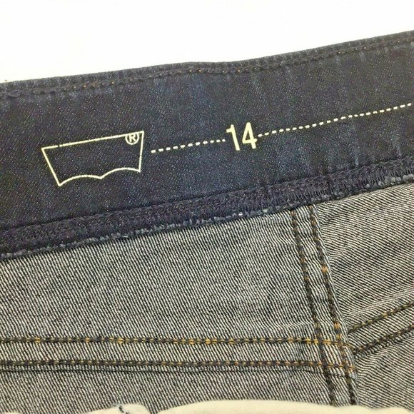 Levis~Pull On Jeans~Strech~Skinny~Dark Wash~Blue~ - Picture 6 of 7